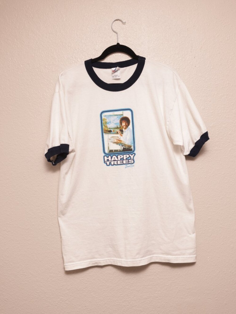 Vintage Bob Ross Happy Trees Tee (L)